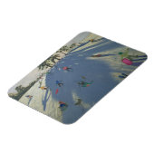 Skiing Calke Abbey Derby Magnet (Linke Seite)