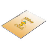 Skiing Chick Notizblock (Linke Seite)