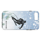 Skiing Design iPhone 7 Fall Case-Mate iPhone Hülle (Rückseite (Horizontal))