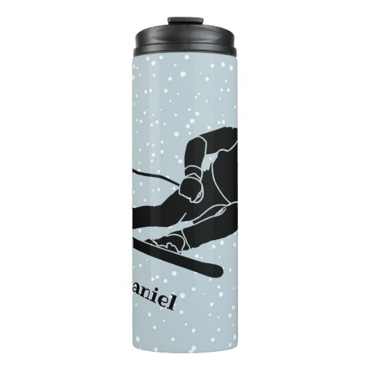 Skiing Design Thermal Tumbler Thermosbecher (Vorderseite)