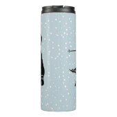 Skiing Design Thermal Tumbler Thermosbecher (Rückseite)