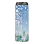 Skiing Design Thermal Tumbler Thermosbecher (Rückseite)