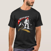 Skiing Downhill Skier Wengen Ski T-Shirt (Vorderseite)