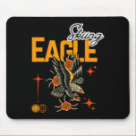 Skiing eagle oriental flower mountain wildlife mousepad<br><div class="desc">Skiing eagle oriental flower mountain wildlife winter  | Mousepad .A refined look created for daily use. A modern look with minimal visual elements. A minimal aesthetic built for consistency. A simple style that fits many preferences.</div>