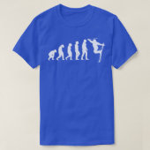 Skiing Evolution Geschenk 1 T-Shirt (Design vorne)