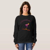 Skiing Ich bin Dann Mal Weg! Sweatshirt (Vorne ganz)