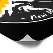 Skiing In Pajarito New Mexico Poster (Ecke)