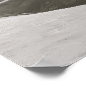 Skiing in the Alaska Range, Denali Poster (Ecke)