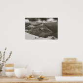 Skiing in the Alaska Range, Denali Poster (Küche)