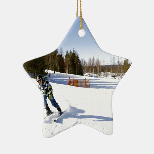 skiing keramikornament (Rechts)