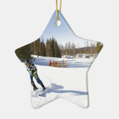skiing keramikornament (Links)