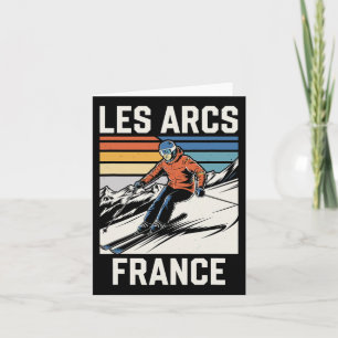 Skiing Les Arcs Frankreich Karte