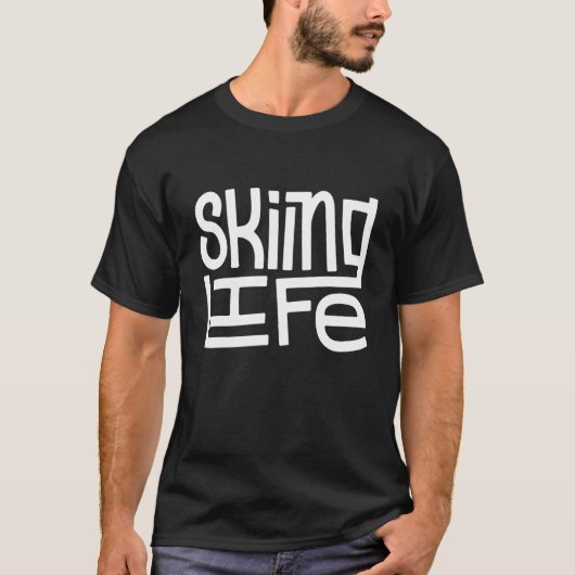 Skiing life 2 T-Shirt (Vorderseite)