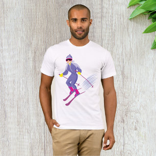 Skiing Mens T - Shirt