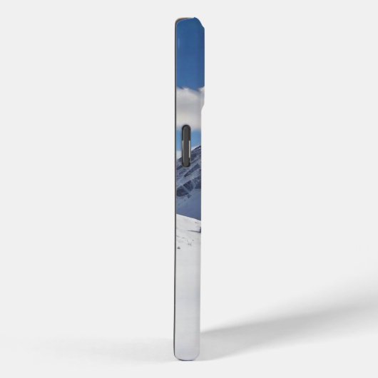 Skiing Mountain Scene personalize Case-Mate iPhone Hülle (Rückseite / Rechts)