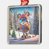 Skiing Mouse Weihnachtsschmuck (Links)