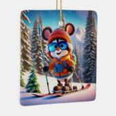 Skiing Mouse Weihnachtsschmuck (Rechts)