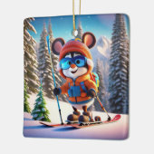 Skiing Mouse Weihnachtsschmuck (Links)