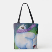 Skiing Polar Bear Tasche (Rückseite)