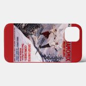 Skiing Promotional Poster Case-Mate iPhone Hülle (Rückseite (Horizontal))