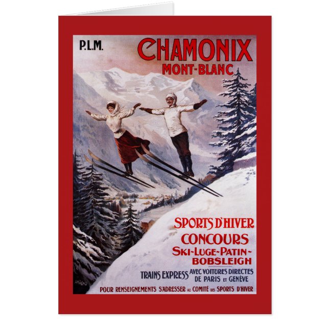 Skiing Promotionplakat (Vorne)