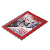 Skiing Promotionplakat Notizblock (Linke Seite)