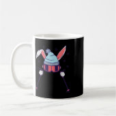 Skiing Rabbit With Goggles And Ski Beanie Winter S Kaffeetasse (Links)