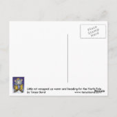 Skiing Rat Postkarte (Rückseite)