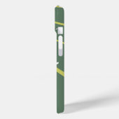 Skiing Ski Boot Army Green iPhone Case (Rückseite / Links)