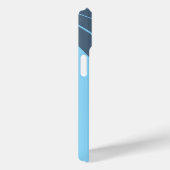 Skiing Ski Boot Blue iPhone Case (Rückseite / Rechts)