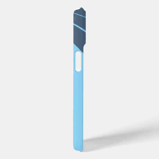 Skiing Ski Boot Blue iPhone Case (Rückseite / Rechts)