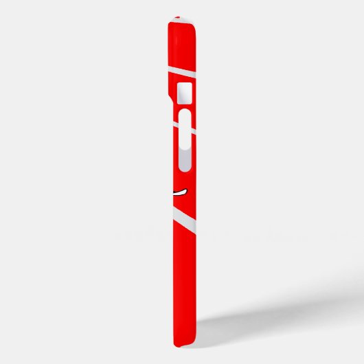 Skiing Ski Boot Red iPhone Case (Rückseite / Links)