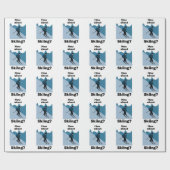 Skiing Skier How About Skiing Ski Lover Geschenkpapier (Flach)