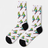 Skiing Socken (Linkes Detail)