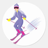 Skiing Stickers (Vorderseite)