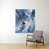 Skiing Tapestry Wandteppich (Beispiel)