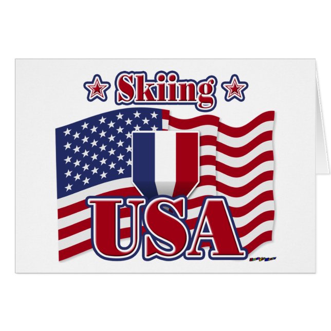 Skiing USA (Vorderseite (Horizontal))