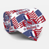Skiing USA Krawatte (Gerollt)