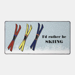 Skiis Design Desk Mat Schreibtischunterlage
