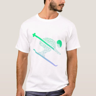 Skikarone für Ski-Girls Skifahren T-Shirt