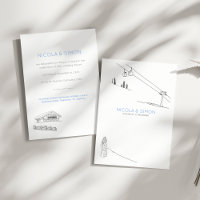 Skikarren Hoch über den Bergen - Schneebedeckte Gi