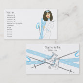 Skikarte Brünett Visitenkarte (Vorne/Hinten)