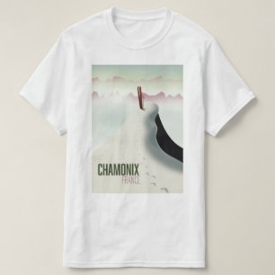 Skikarussell Chamonix Frankreich T-Shirt