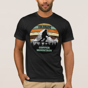 Skikolorado Kupferberg im Retroschnee T-Shirt