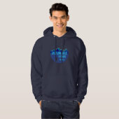 Skikunst-Typen Hoodie Jackson Hole Wyoming blauer (Vorne ganz)
