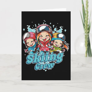 Skiladies-Crew, Winterferien, Skiteam-Gruppe Karte