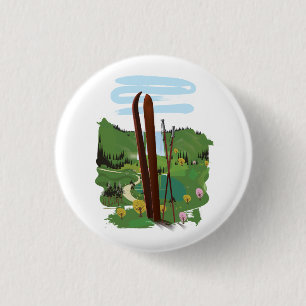 Skilandschaft Button