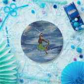 Skilangartenplatte Pappteller (Party)