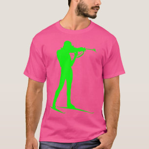 Skilanglauf Biathlon Biathlet Querfeldein T-Shirt