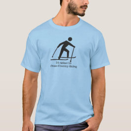 Skilanglauf-Design-Hemd T-Shirt